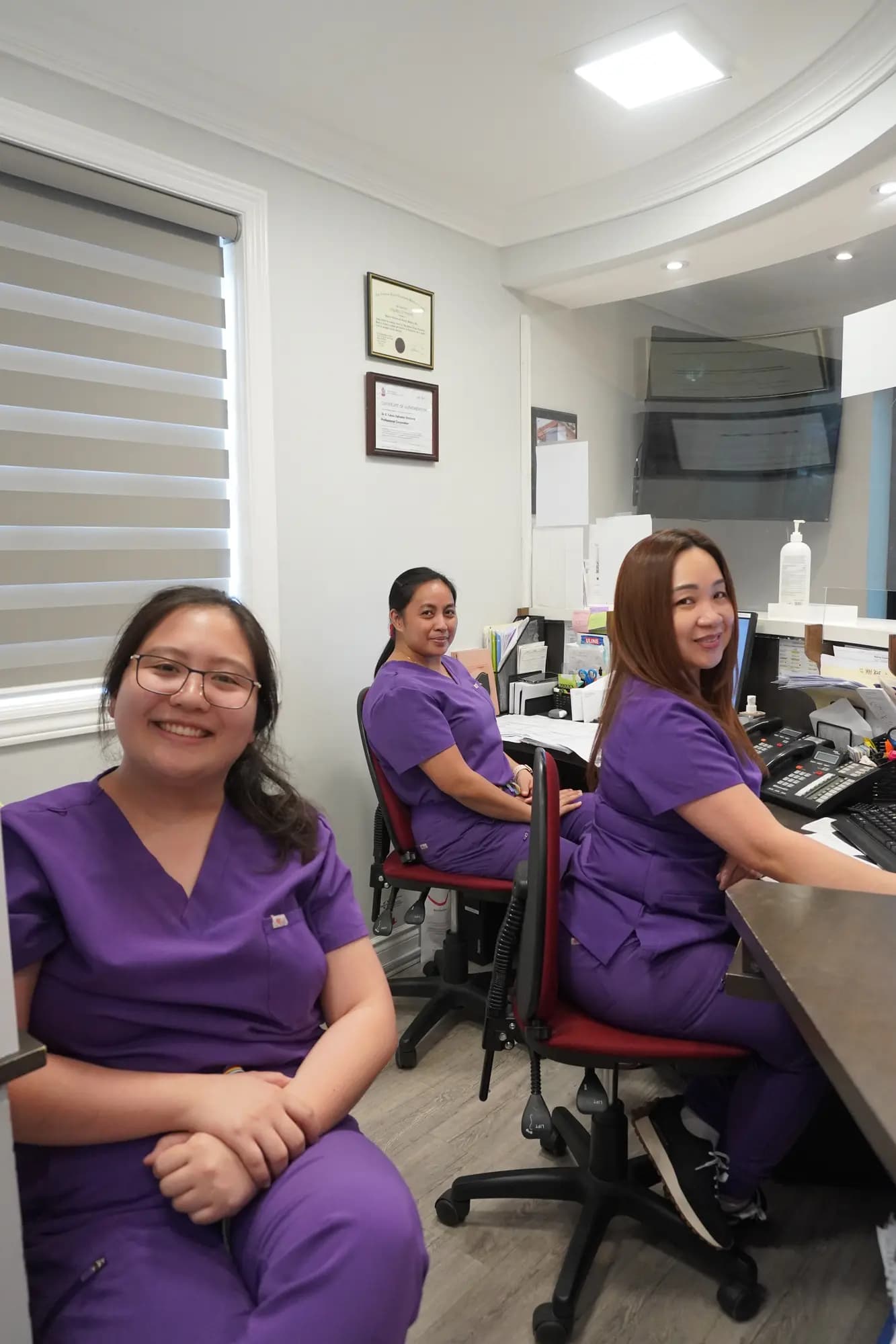 Our helpful front desk staff